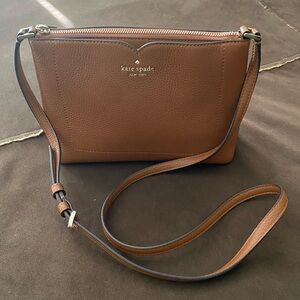 Kate Spade Tan Leather Crossbody Bag